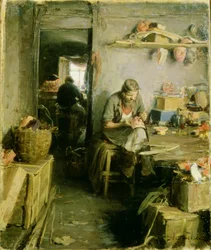 Im Maskenstudio, 1897